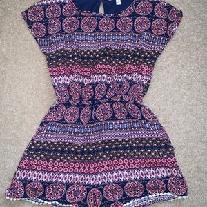 Francesca’s Patterned Romper